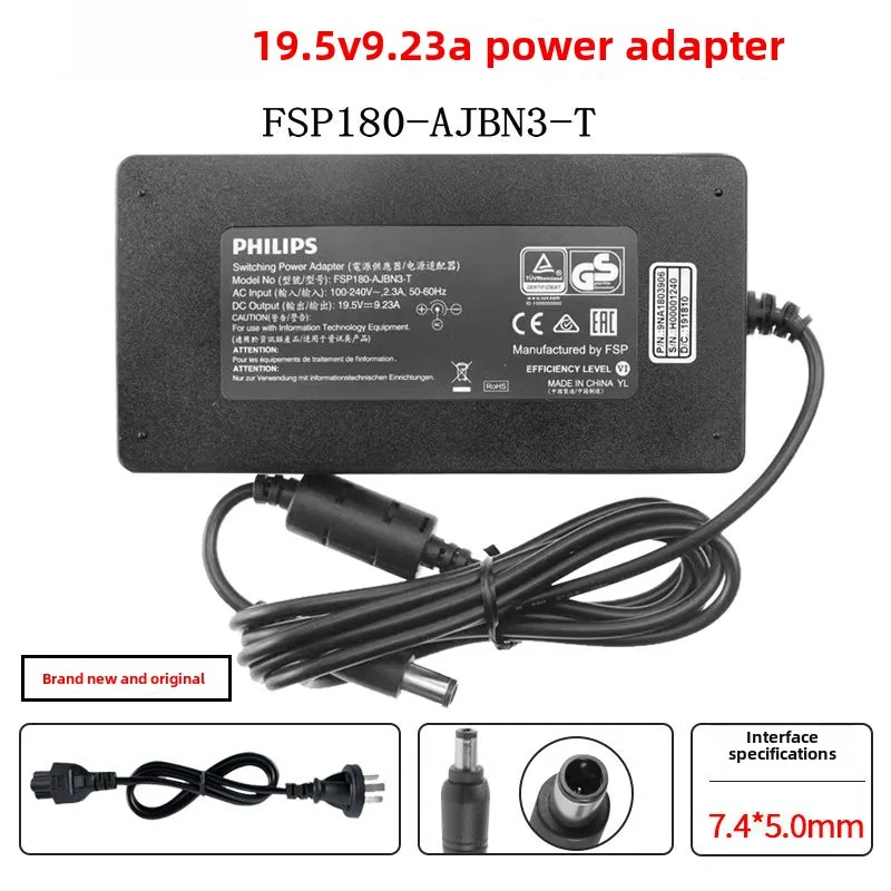 

Suitable for Philips 279C9 monitor screen 19.5V9.23A power supply FSP180-AJBN3-T adapter cable