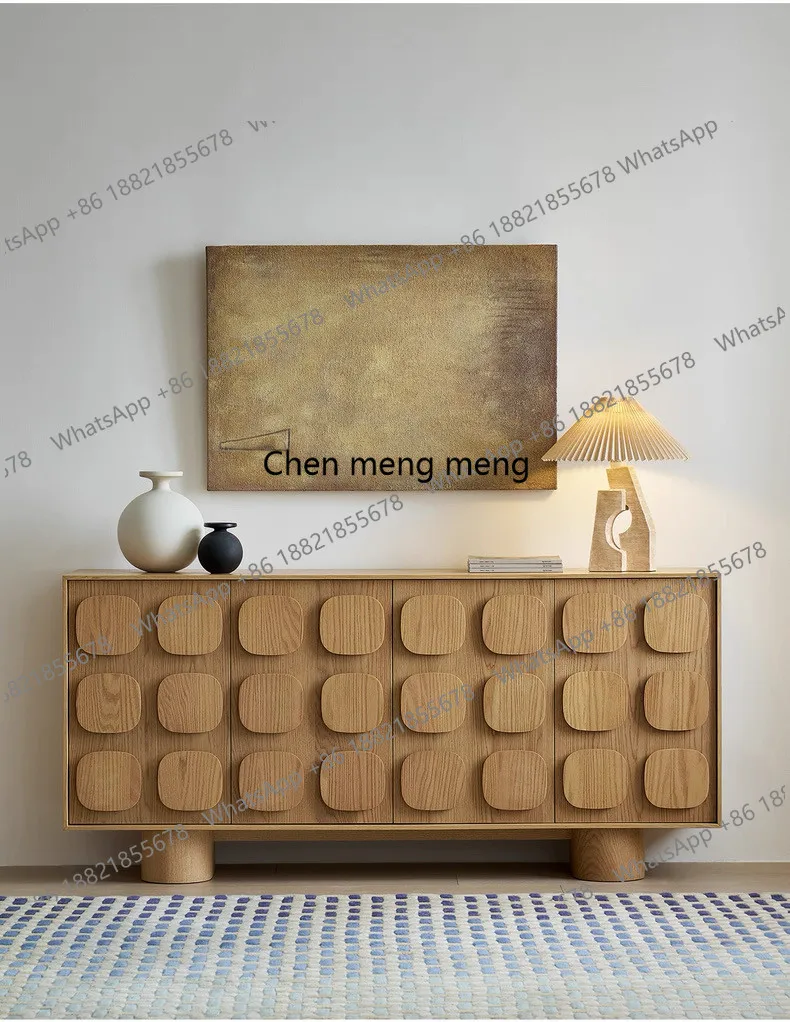 

Высокий пристенный шкаф во французском ретро-стиле для гостиной, из массива дерева, для хранения вещей.