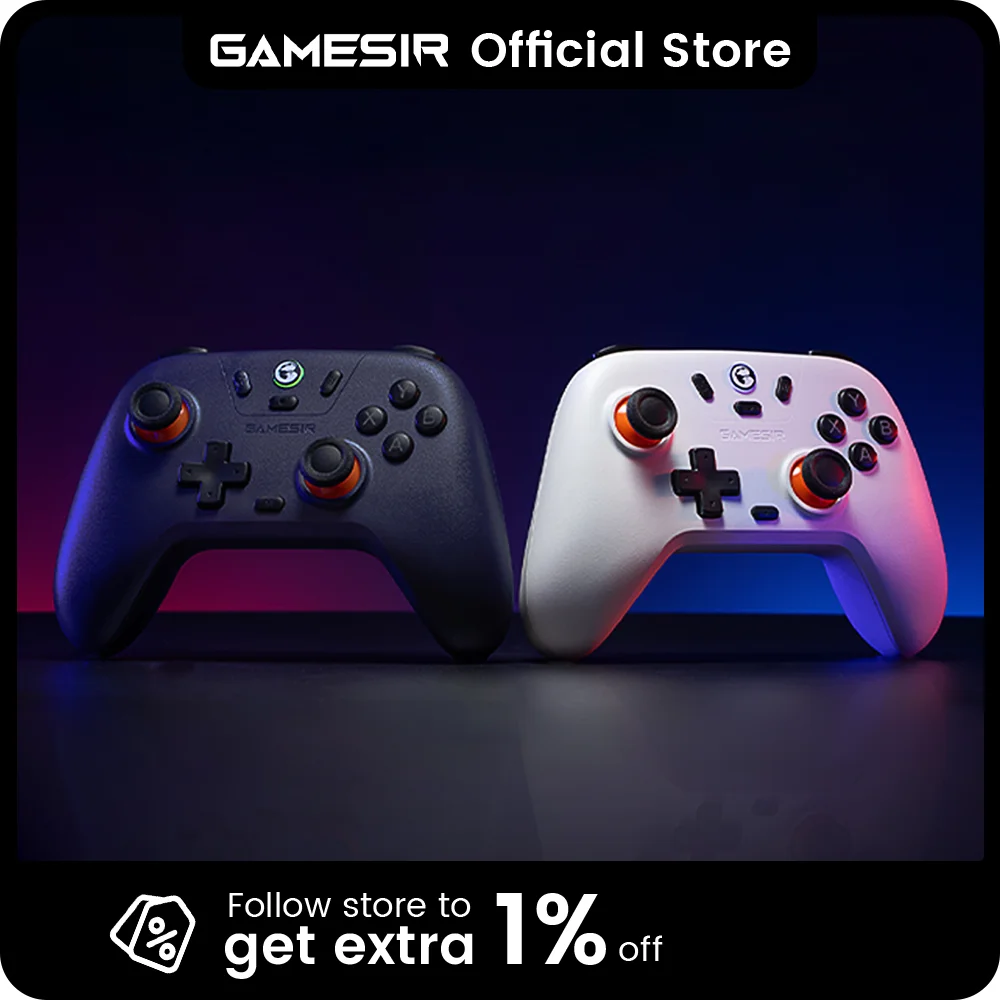 GameSir Nova Lite controlador de interruptor inalámbrico Bluetooth Gamepad con efecto Hall para Nintendo Switch iPhone Android teléfono PC