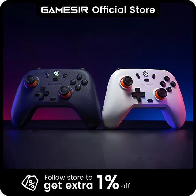 GameSir Nova Lite Kontroler Switch z czujnikami Halla, gamepad do Nintendo Switch, iPhone, telefonów komórkowych z systemem Android, komputerów z systemem Windows i Steam
