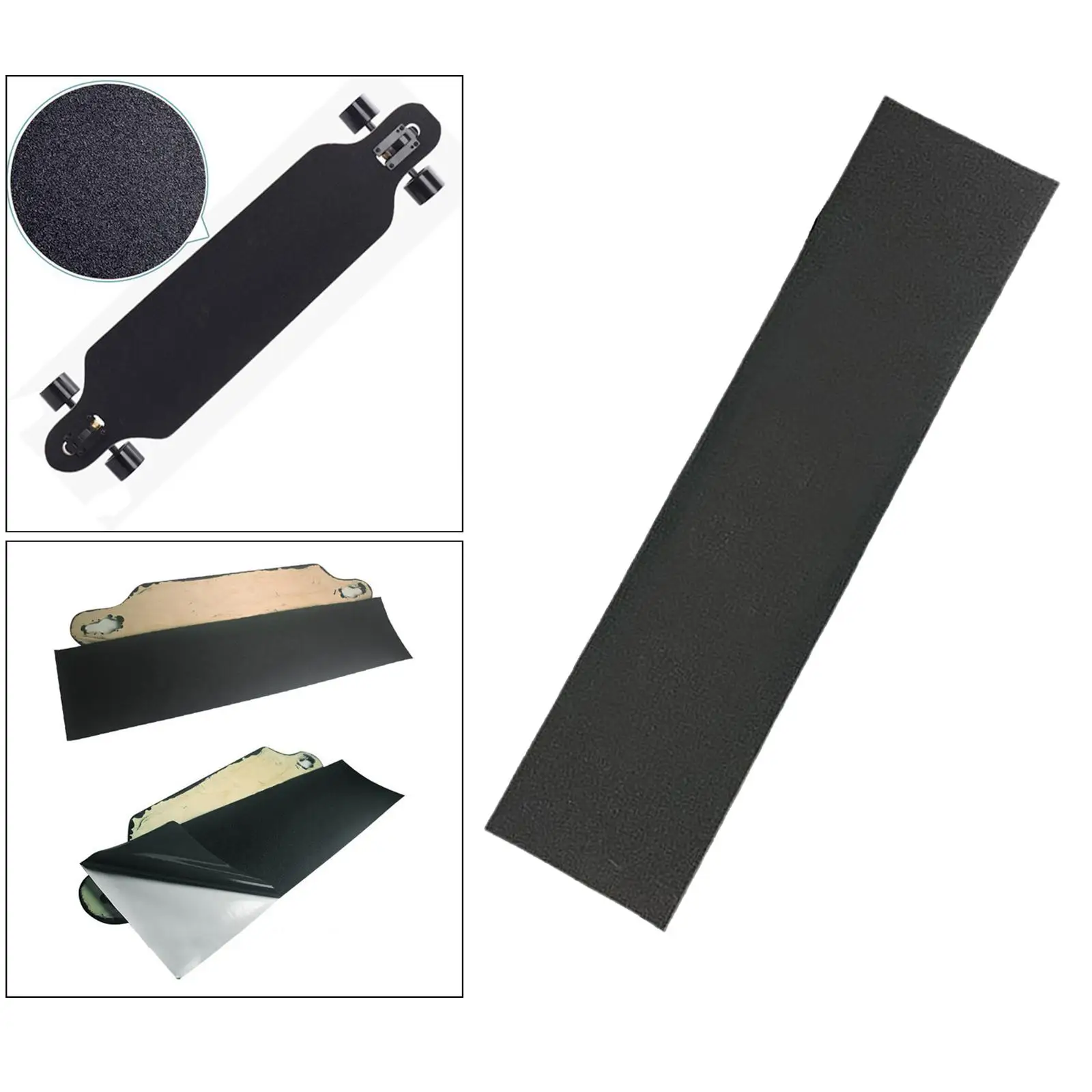 Skateboard Grip Tape passi adesivi carta vetrata 110x25cm foglio adesivi Scrub