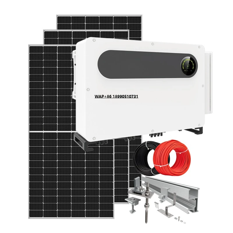 100kw Home Solar Energy System Distributed PV Solutions Connected to Grid for Residential Use
