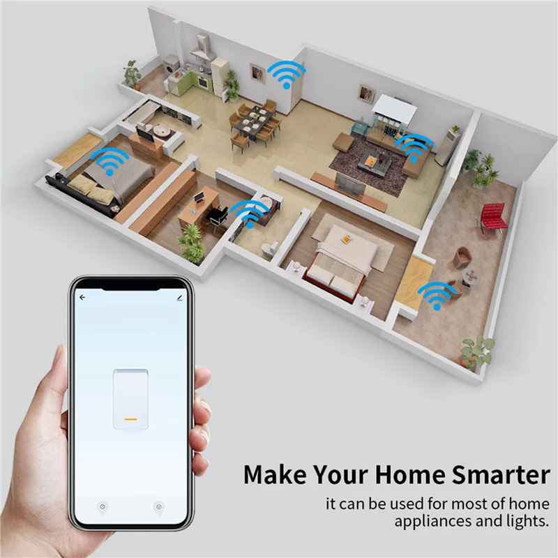 

2025 Hot Style 2X Tuya USB Smart Switch WIFI Controller Универсальный таймер выключателя Smart Life для USB-приборов для Alexa Google H