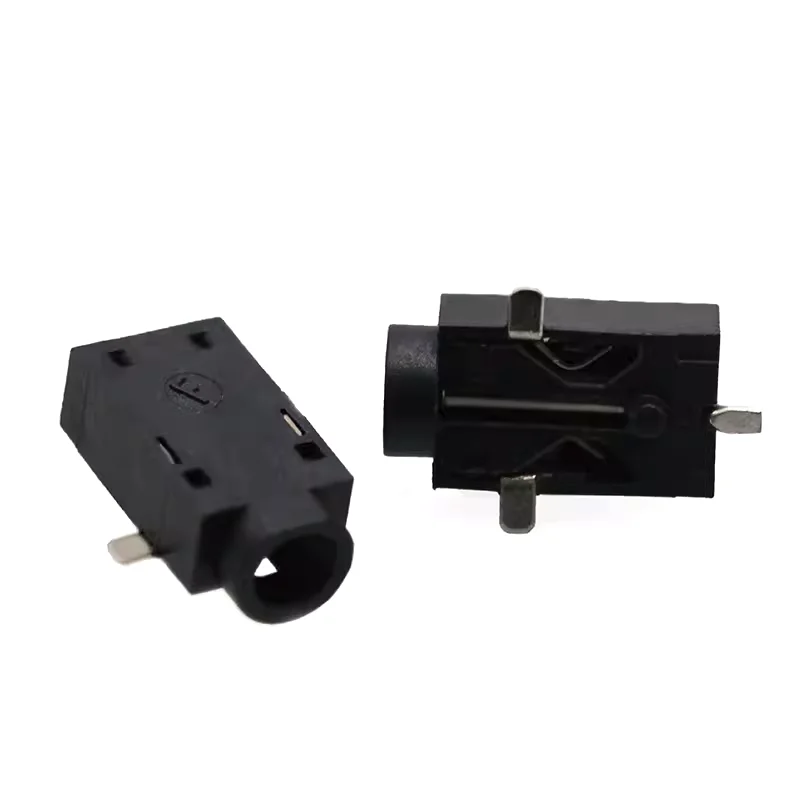 DC power socket DC-055A Charging socket 2.5*0.7 core socket Plastic port 3-pin patch SMT connection