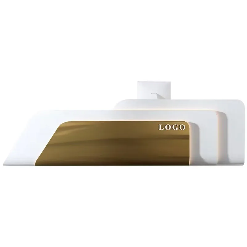 Checkout page Light luxury high-end stainless steel front desk Dance studio Clothing women's clothing store Barber shop Small