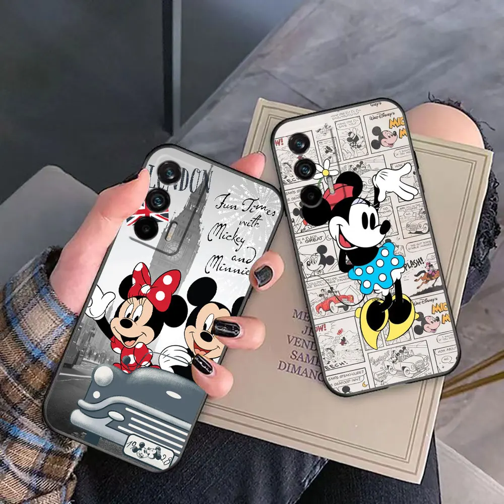 Cute Mickey And Minnie Mouse Phone Case For Realme C65 C63 C55 C53 C35 C33 C30S C30 S21Y C21 C20 C15 C11 NARZO 50 X50 GT Case