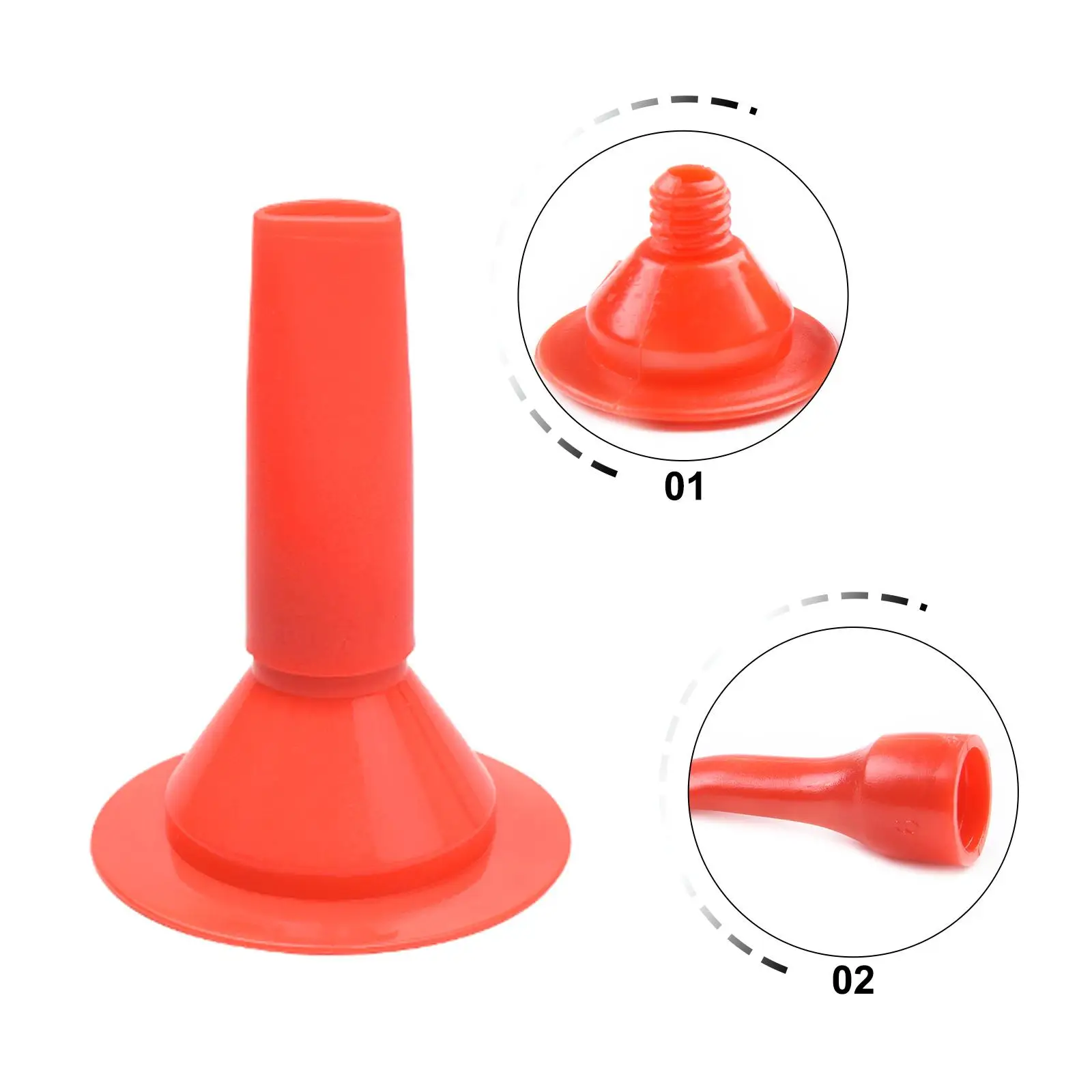

Sealant Tool Caulking Nozzle 8pcs Construction Tools Direct Push Type Duckbill Type Retract Glass Glue Practical
