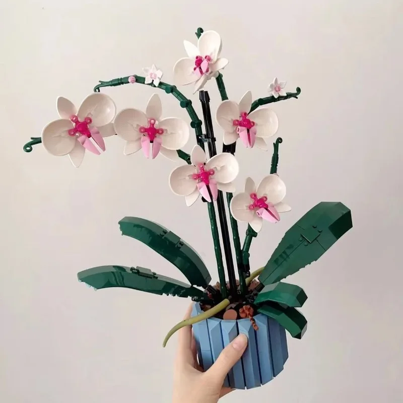 

Набор для сборки букета орхидей с цветочными горшками — идеальный подарочный набор для украшения дома и небольших декоративных элементов.