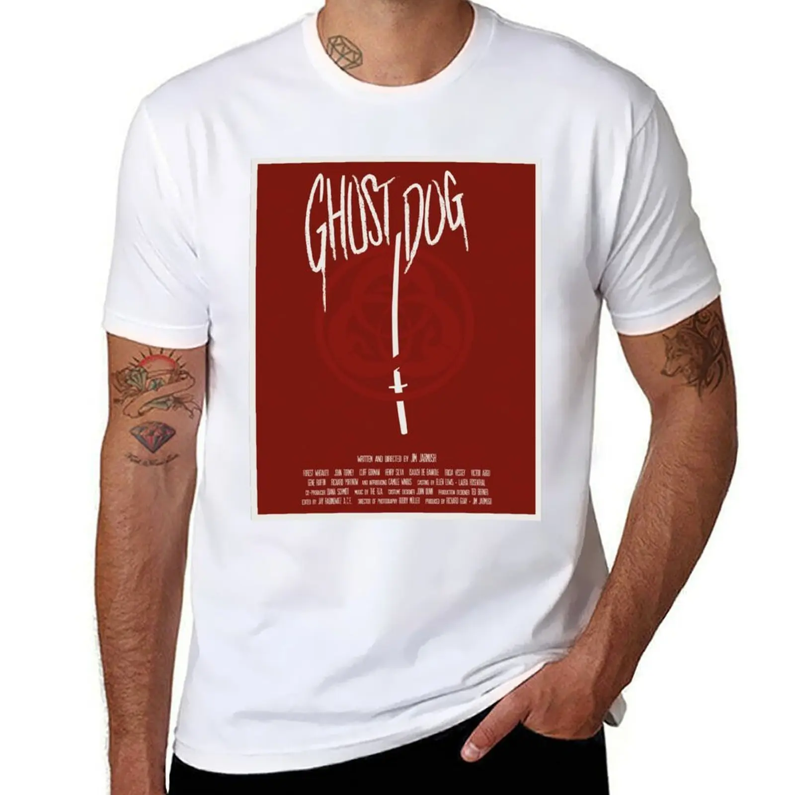 

Ghost Dog Poster T-Shirt t shirts for man cotton man t shirt cotton T-Shirt