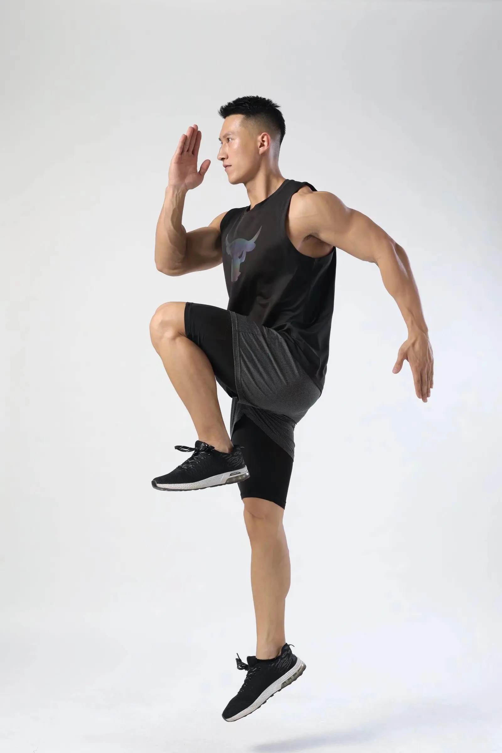 Men Bodybuilding Tank Tops Gym Workout Fitness Quick-drying Sleeveless Shirt Running Vest Male Summer 2023 Sports Tank Tops