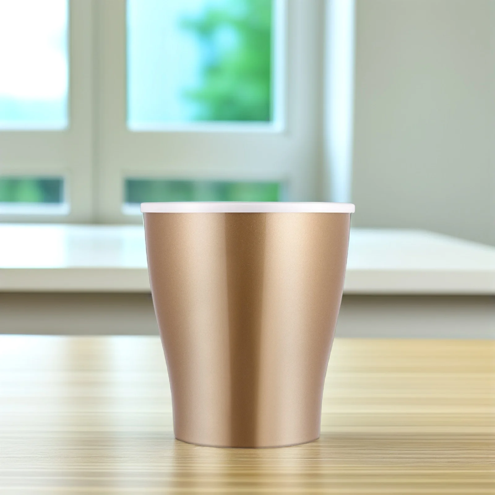 

2pcs Self Watering Flower Pot With Cotton Rope Plastic Planter For Succulents Cactus Durable Large Golden Easy Planting Home