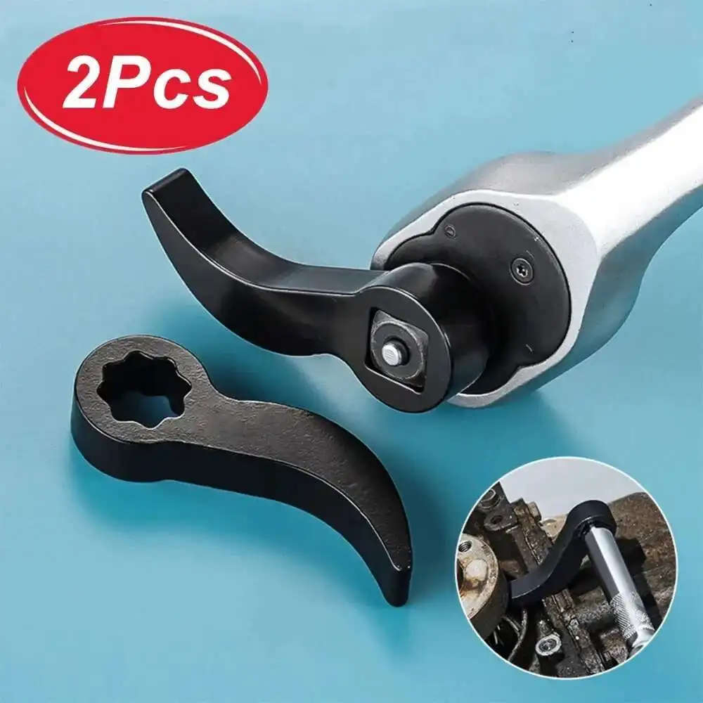 

2 шт., угловой тип автомобиля, инструмент для разборки половинной оси, приводная монтировка, адаптер, подходит для 1/2 трещотки для инструмента для ремонта оси