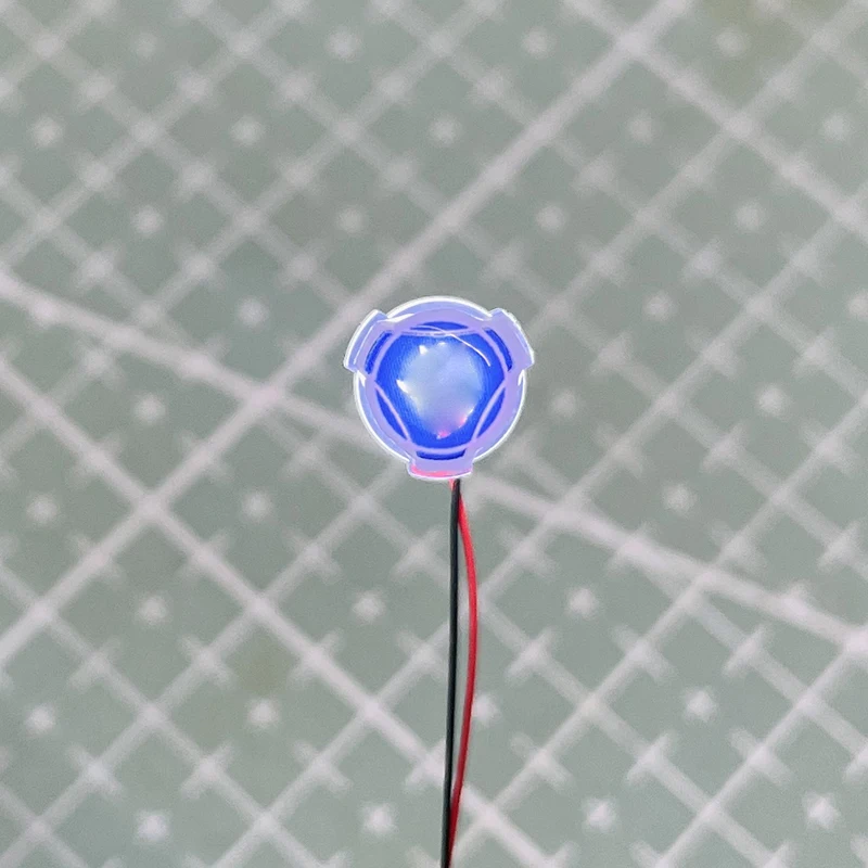 1:14e schaal LED-simulatie lichtgevend kristal auto-logo licht decoratie voor Tamiya RC vrachtwagen SCANIA 770S 6x4 56368 56371 56379