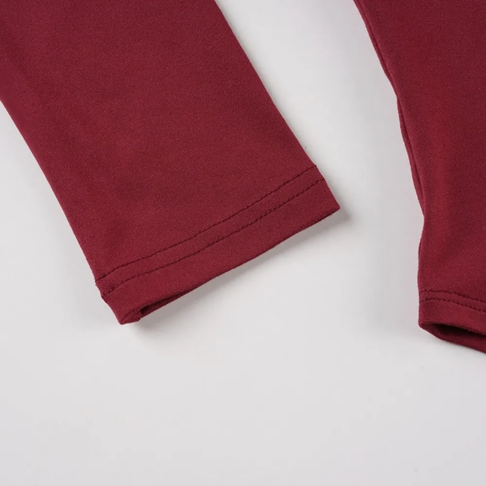 우아한 브이넥 슬림 크롭탑 긴팔 달콤한 이너웨어 탄력 있는 편안한 스키니 바디수트 스파이시 걸