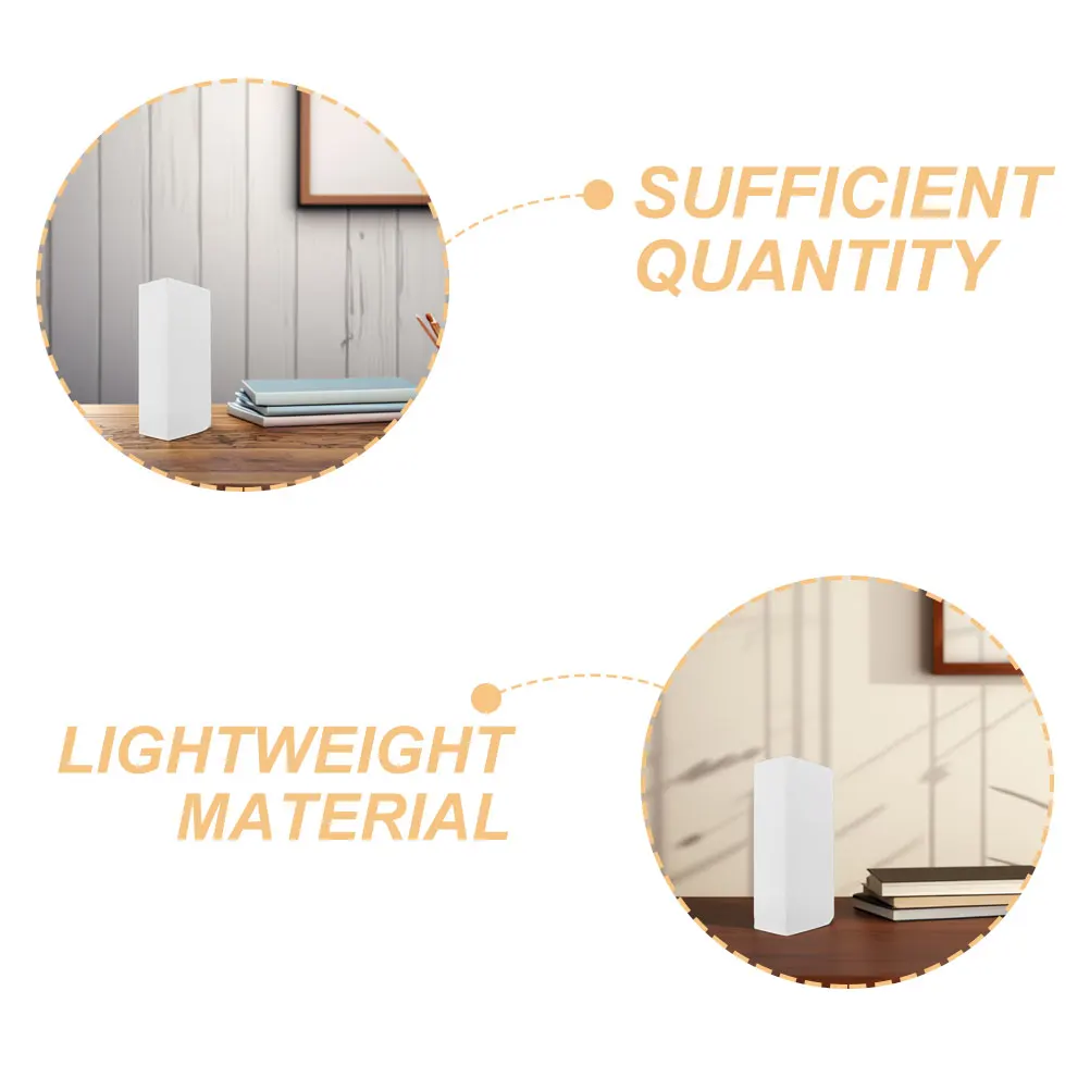 4Pcs Rectangular Foam Blocks Multipurpose Craft Foam for Handmade Models Party Decorations Sculpting Art Projects DIY Boards