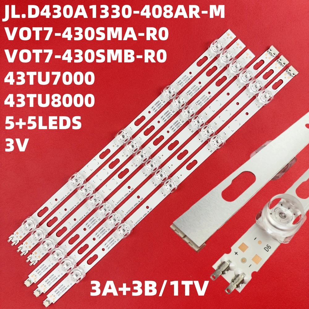 6Pcs Led Strip For … - image