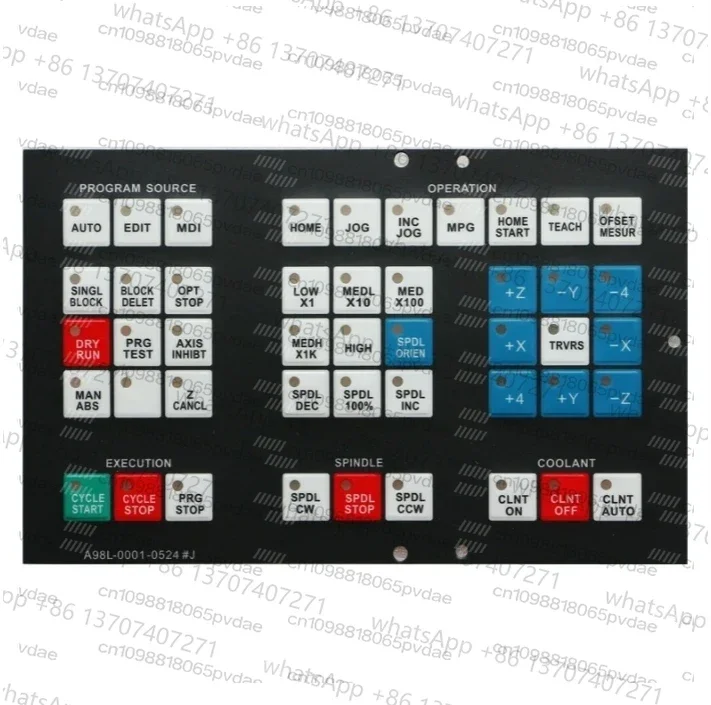 para-fanuc-a98l-0001-0524-pelicula-protetora-de-sobreposicao-para-teclado-de-membrana-industrial-j