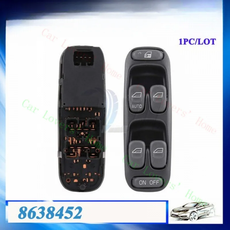 

Новый главный переключатель стеклоподъемника (левый передний) A+ 8638452 для Volvo V70 S70 C70