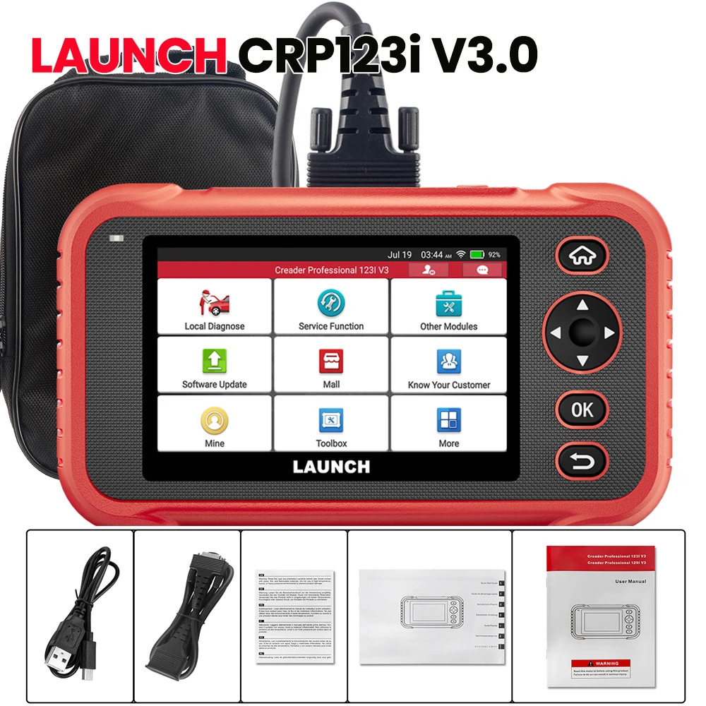LAUNCH X431 CRP123E V3.0 CRP123I V3.0 無料アップデート 自動OBD2