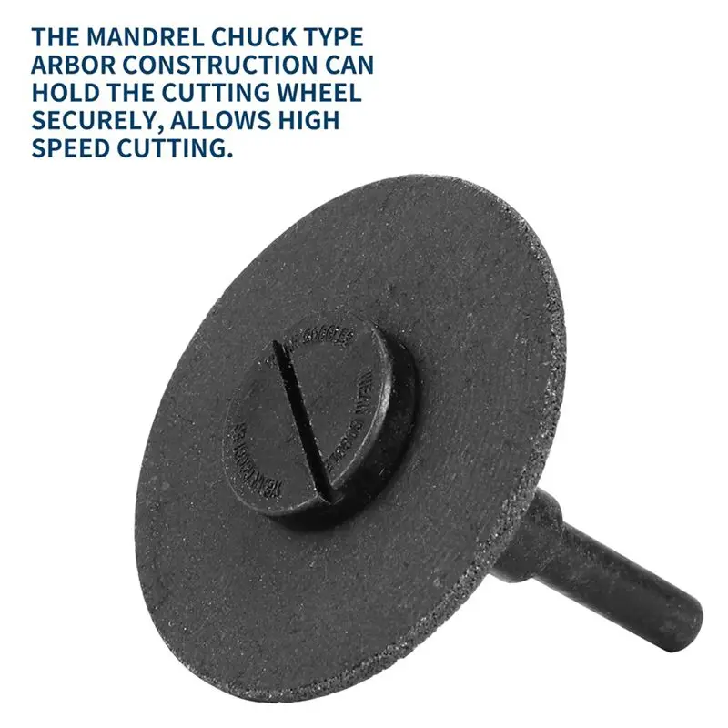 BHTS-5X Mounting Mandrel For Cut-Off Wheels, 6Mm, 10Mm Hole Cutting Disc, Grinding Wheel Saw Blade