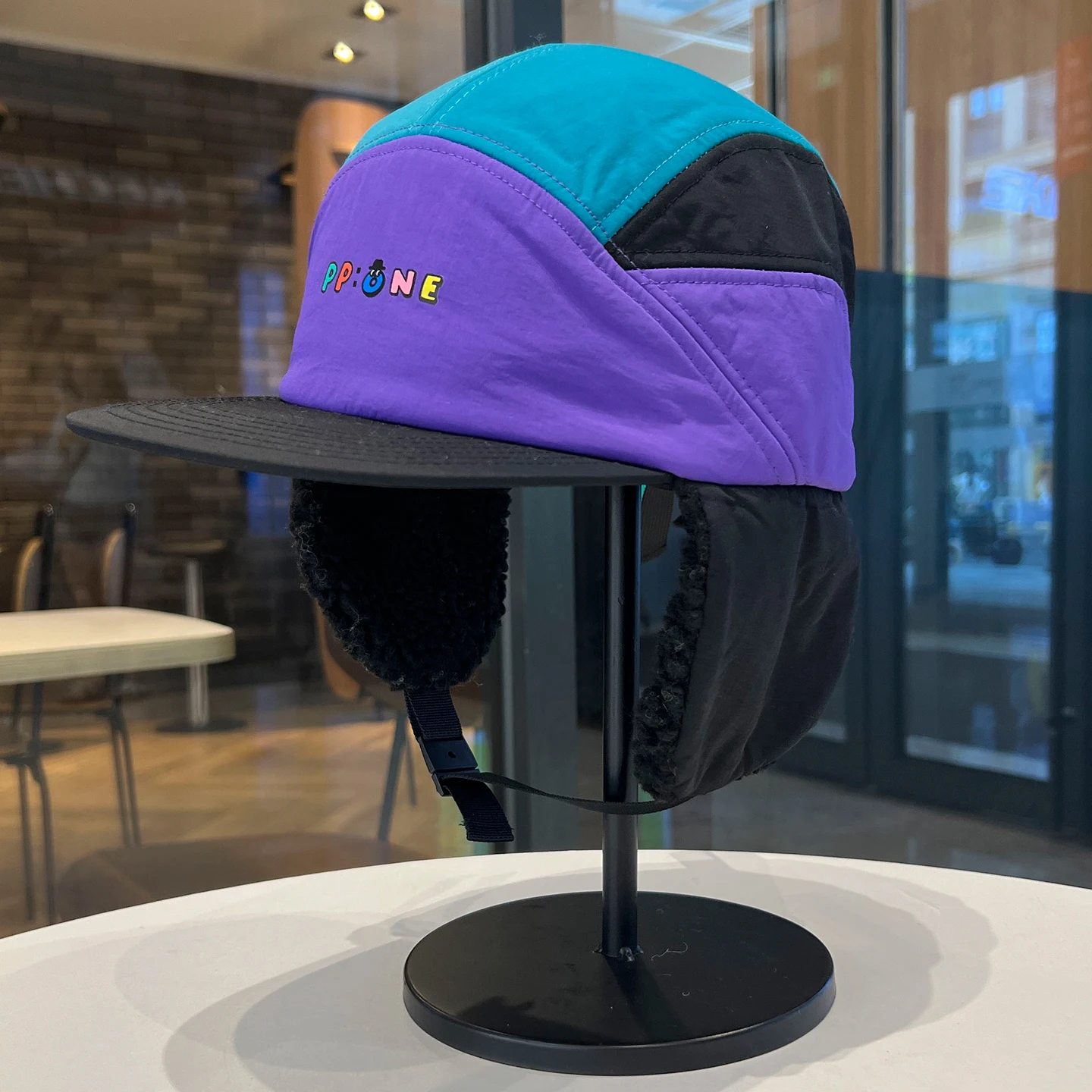 

2025 New Patchwork Bomber Hat Women Winter Fleece Lined Thicken Cold-proof Pilot Cap Warm Ear Protection Ladies Baseball Hats