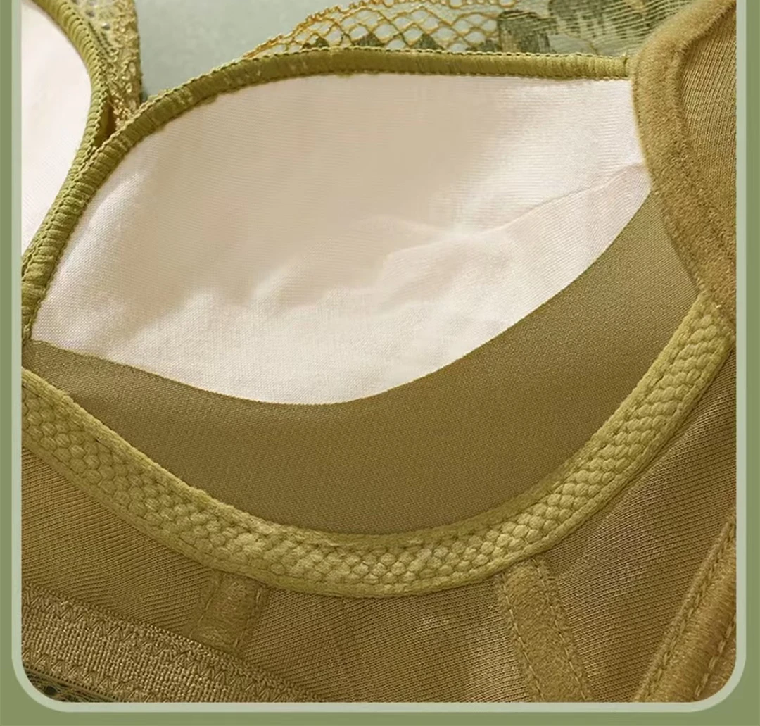 GLEC Adjustable Steel Rim Underwear Multi color Embroidered Chinese Style Underwear New Adjustable Chest Underwear