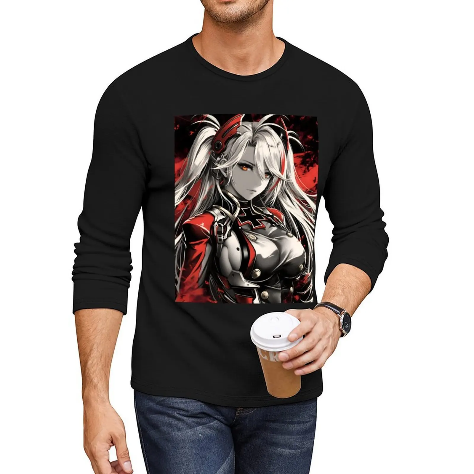 

Prinz Eugen Pop Art Long T-Shirt heavyweight t shirts new edition t shirt Tee shirt t shirt man mens graphic t-shirts