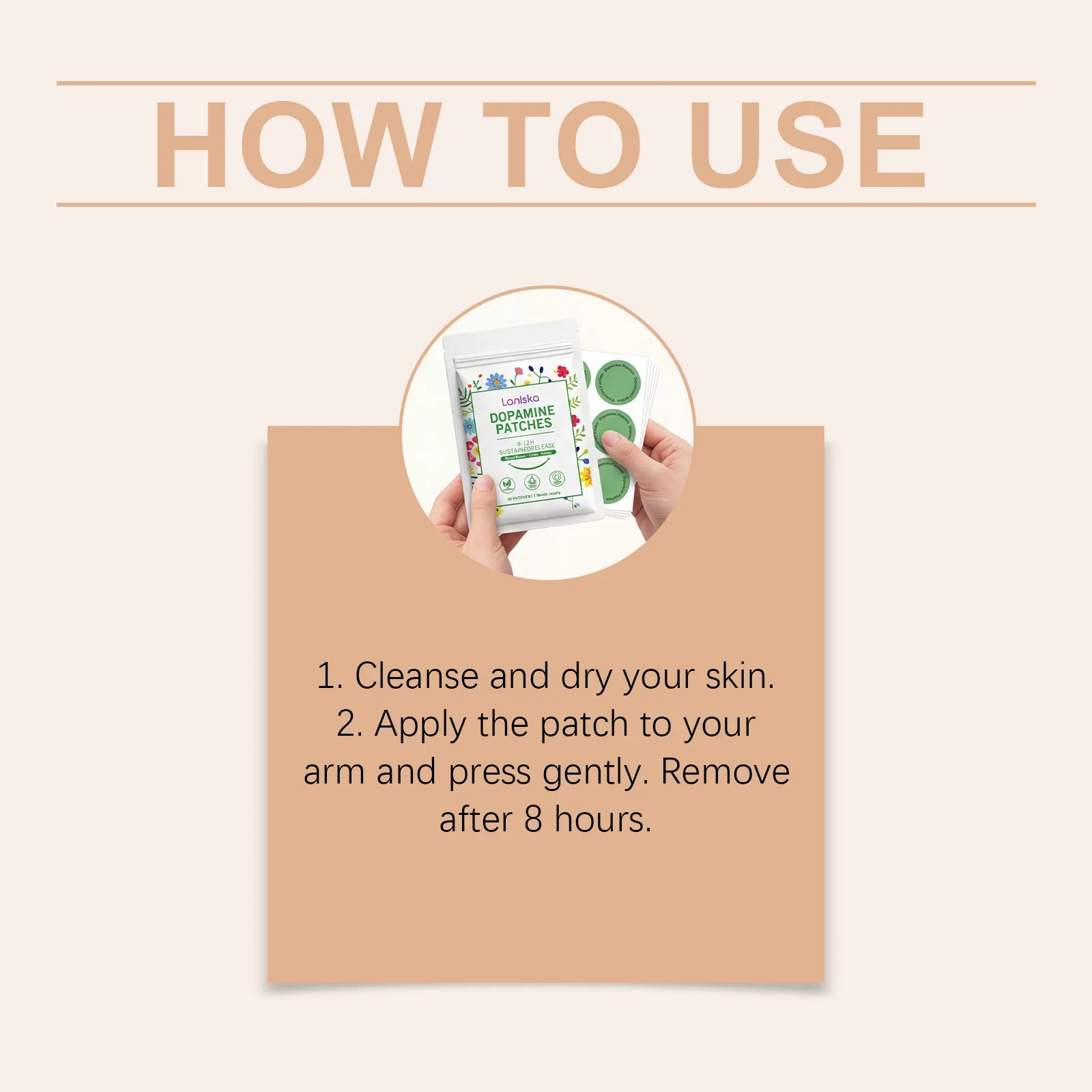 

Dopamine Patches Boost Vitality Focus Enhancement Dopamine Production Energy Support Body Wellness Care Skin Nourishing Patch