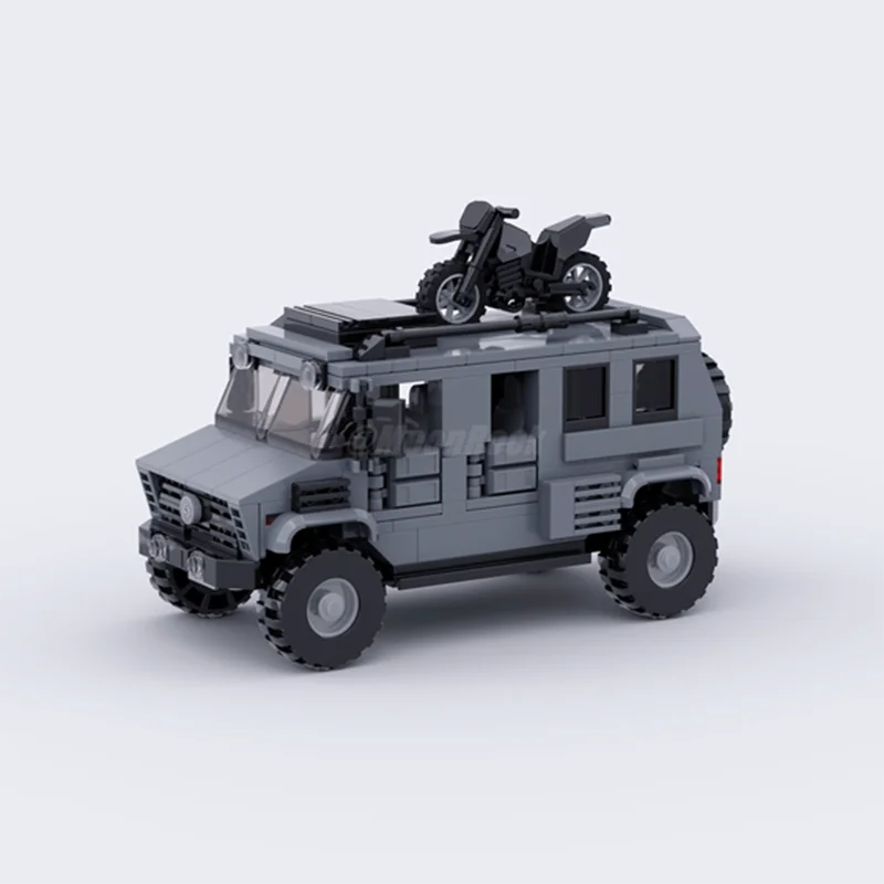 City MOC Armoring Car Unimog U5000 Building Blocks Toys Bricks The Ideal Off -road Vehicle of the Transport Troops and Equipment