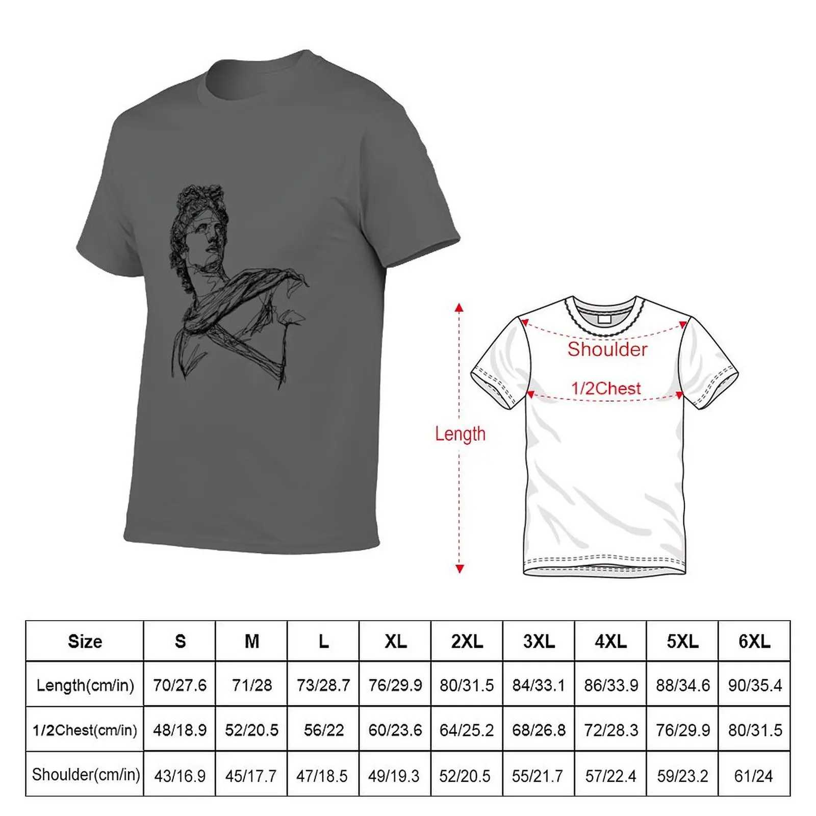 Apollo Greek God T-Shirt cute clothes oversized graphic tee funny shirt cotton slim fit t shirts for men