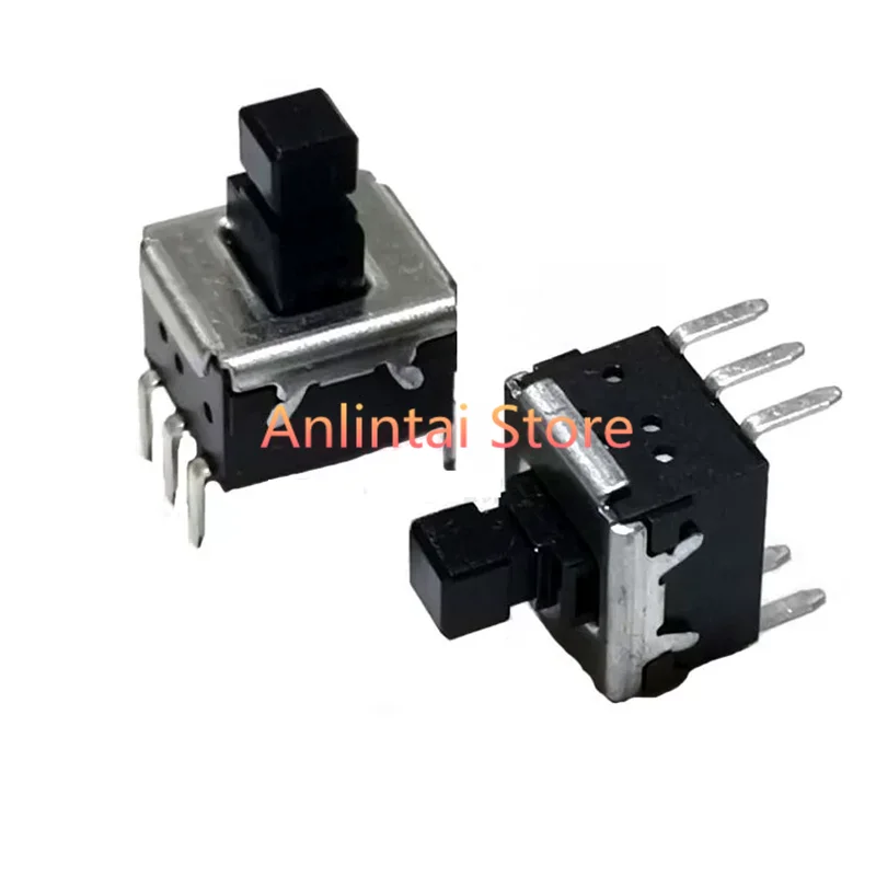 10PCS ESB33133 6P Self locking switch, longitudinal small press switch, self-locking button, car shift