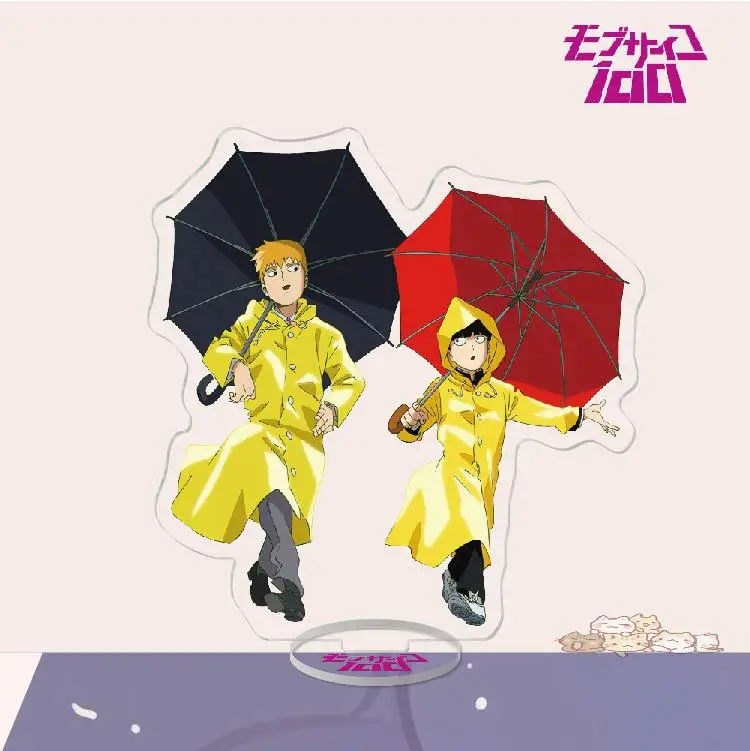 Anime Mob Psycho 100 High Pixel Acrylic Stand Mobu Saiko Hyaku Family Wholesale Figure Plate Holder Cake Topper Toy Gift