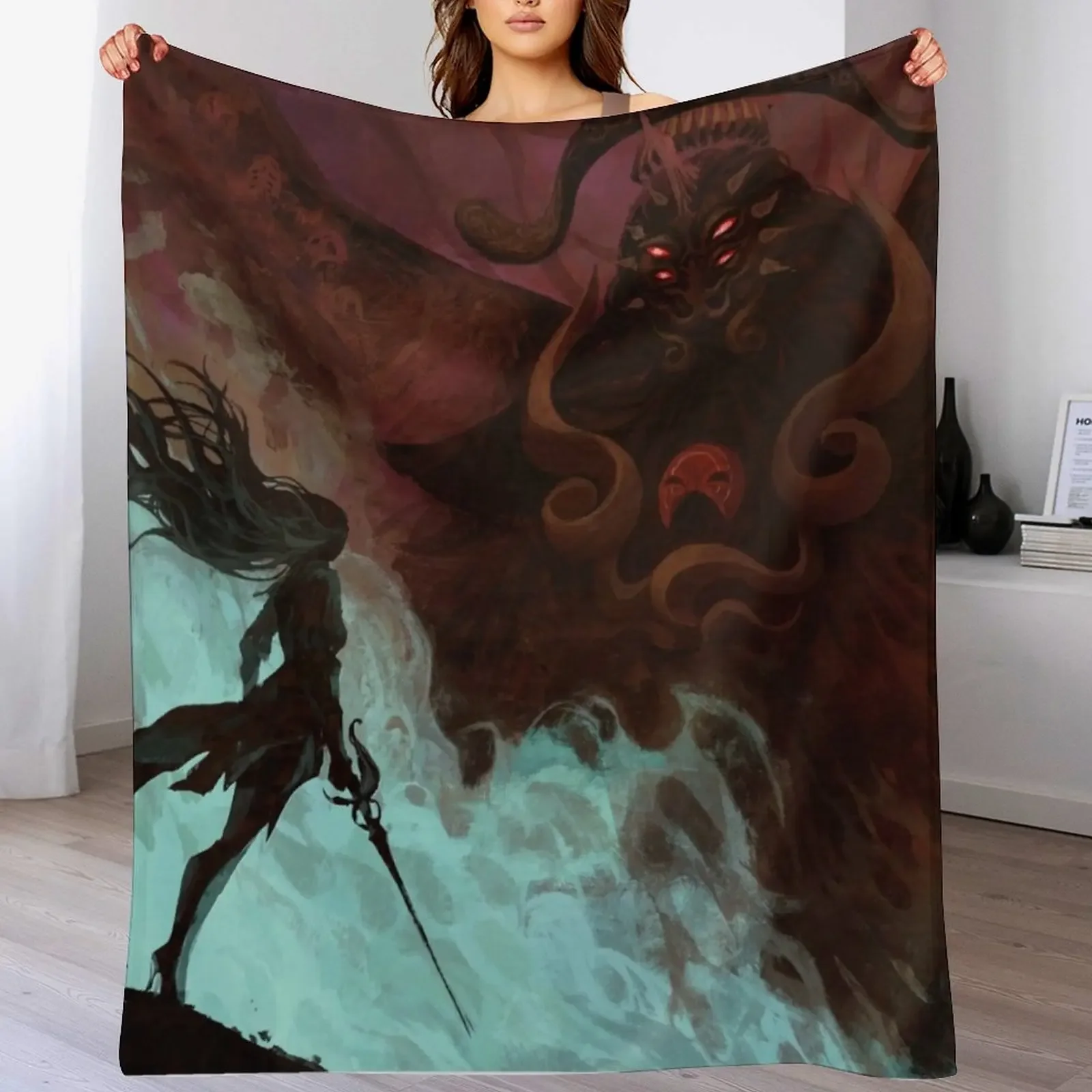 

Reckoning Throw Blanket For Sofa Thin blankets ands funny gift Winter beds Blankets