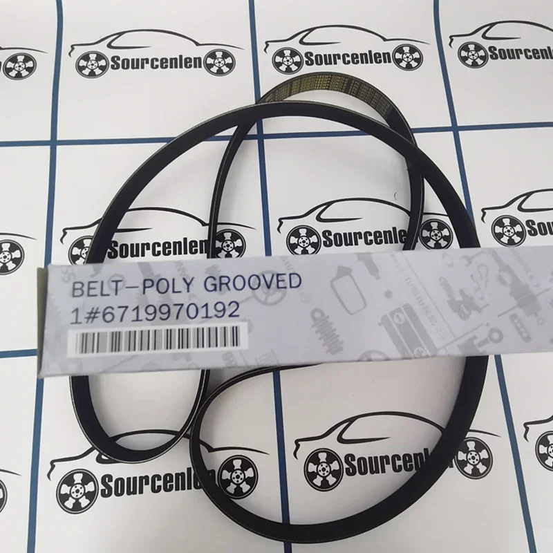 New Genuine Engine Fan Belt OEM 6719970192 For Ssangyong New Actyon Korando C D20 Rexton 6PK1980