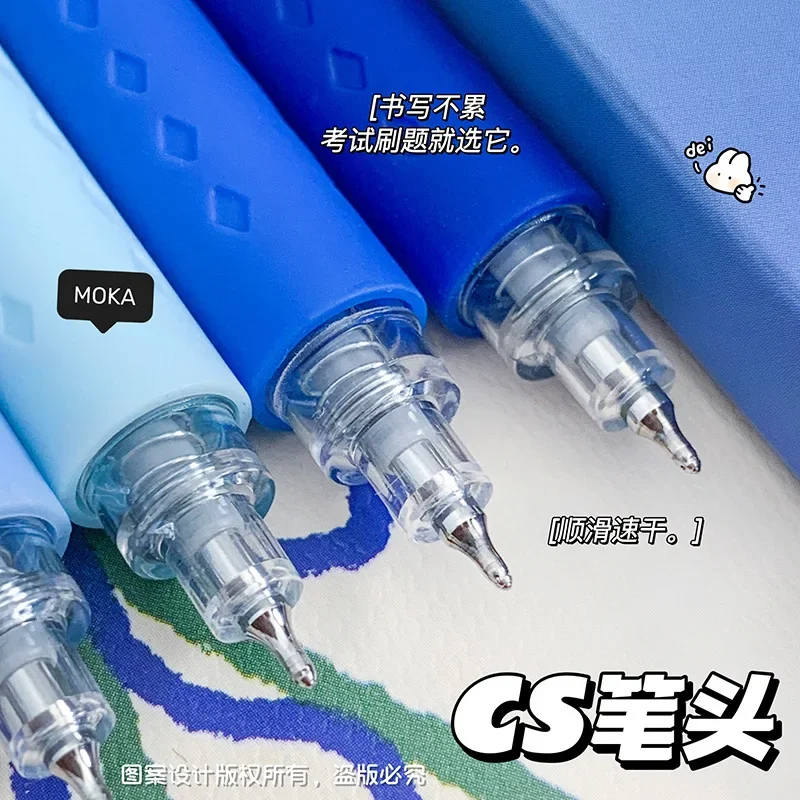 30 قطعة قلم محايد للضغط، رأس CS عالي المظهر، سؤال فرشاة سريعة الجفاف، جائزة طلاب المدارس الابتدائية، قلم مائي أسود #4