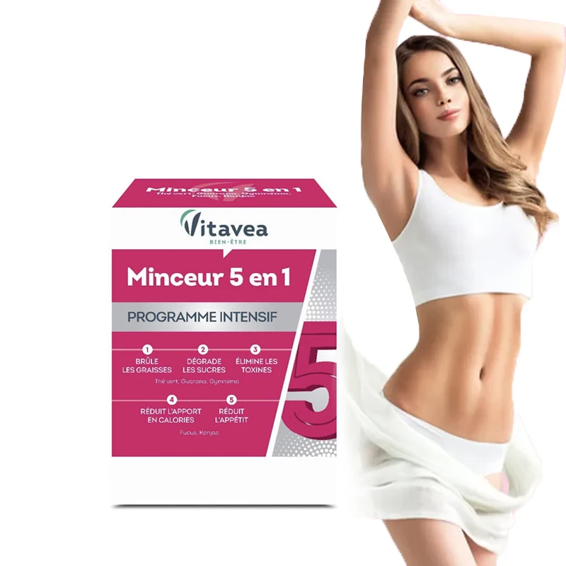 Vitavea Minceur 5 en 1 Programme Intensif Body Massage Clean Waist Abdomen Legs Firm Skin Toning Smooth Skin