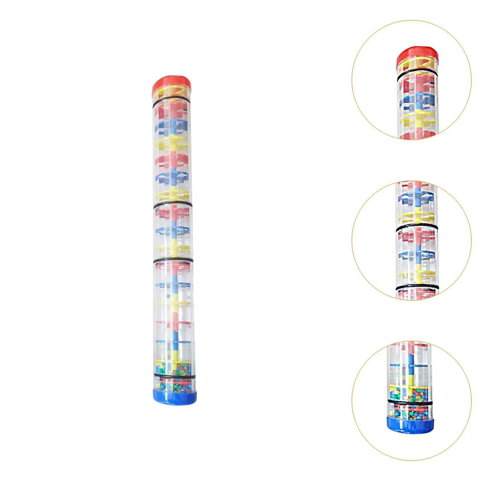 Rainmaker ของเล่น Fine Motor Skill กิจกรรม Center Baby Rattle Shaker Sensory ของเล่นฝนเสียงไม้ Rain Stick สําหรับ 12 เดือน