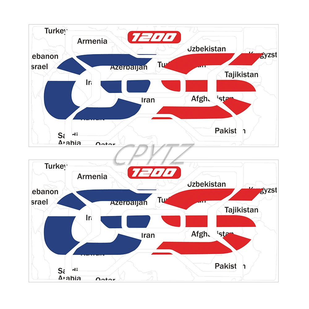 Fit Voor R1200GS R1250GS R1200 1250GS 2004-2024 2023 Motorfiets Vario Case Sticker Side Dozen Koffer koffers Bagage Decals