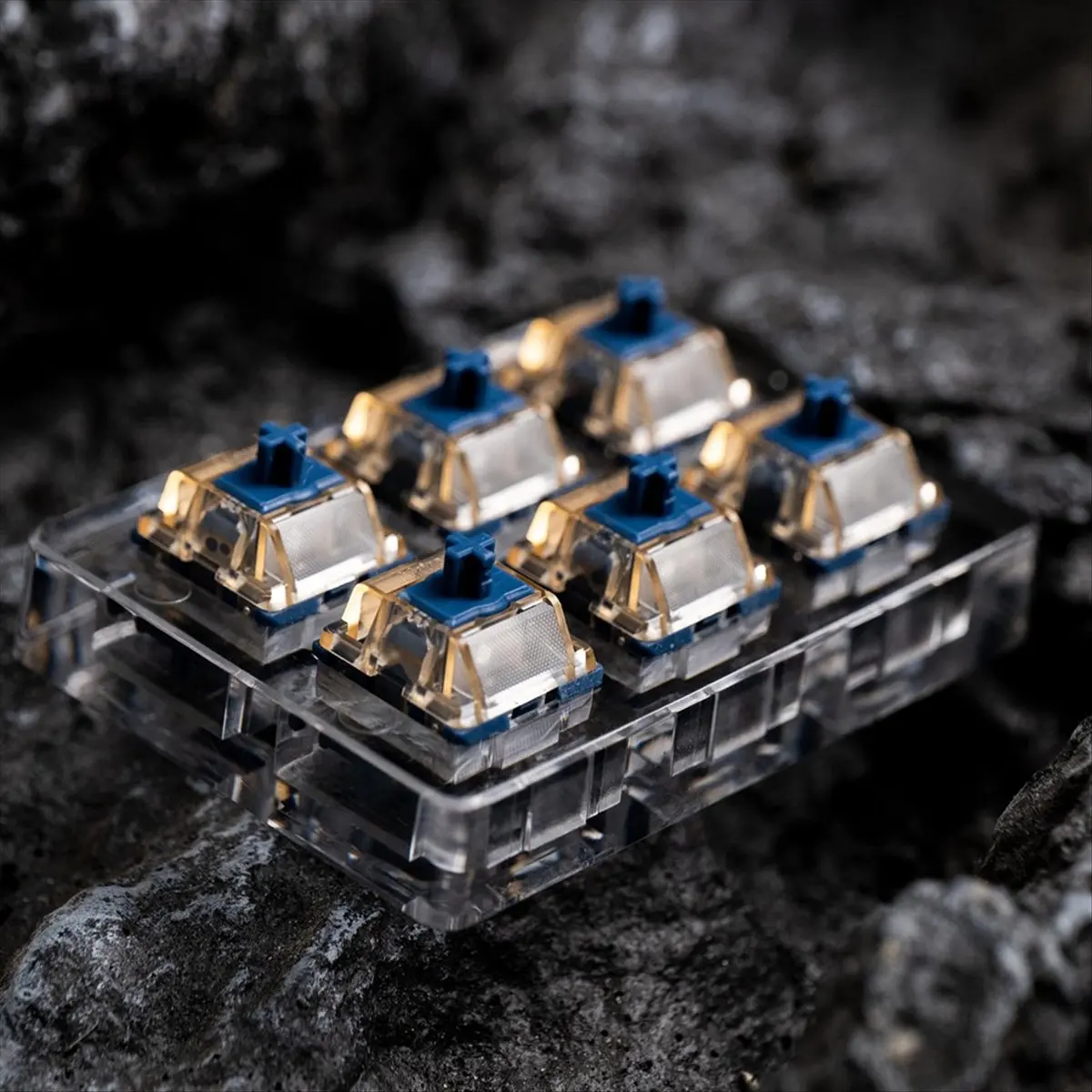 45 Uds. Interruptores magnéticos Astrolink 36gf interruptor lineal lubricado en fábrica con vástago POM para teclado de efecto Hall