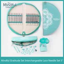 Knitters Pride Mindful The Gratitude Set Set di aghi intercambiabili in pizzo 5