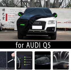 For AUDI Q5 Outdoor Protection Full Car Covers Snow Cover Sunshade Waterproof Dustproof Exterior Car accessories