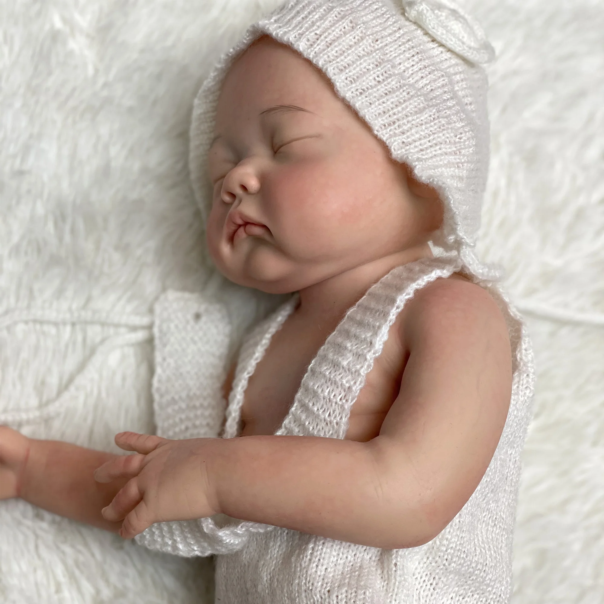 

18Inch Full Body Solid Soft Silicone Bebe Reborn Painted Lifelike Reborn Baby Boy and Girl Bebe Reborn Corpo De Silicone Inteiro