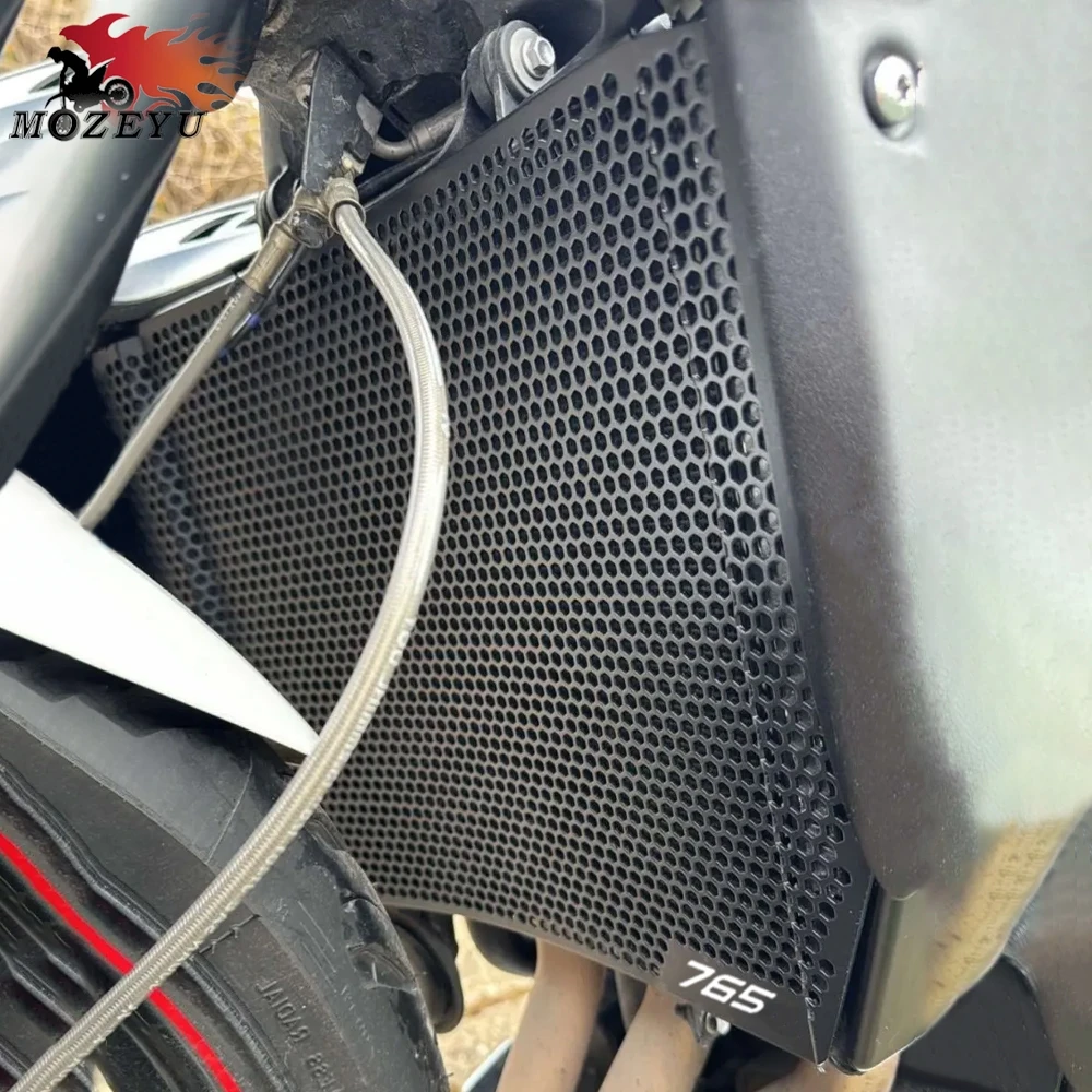 

For StreetTriple 765 S R RS 2017 - 2027 Radiator Grille Guard Cover Protector Protection Street Triple 765 S R RS Accessories