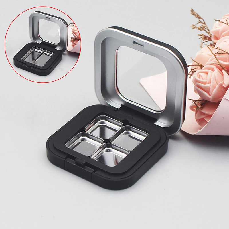 Empty Magnetic Eyeshadow Palette DIY Cosmetics Eye Shadow Tray Makeup Blusher Square Dispensing Box Beauty Tools