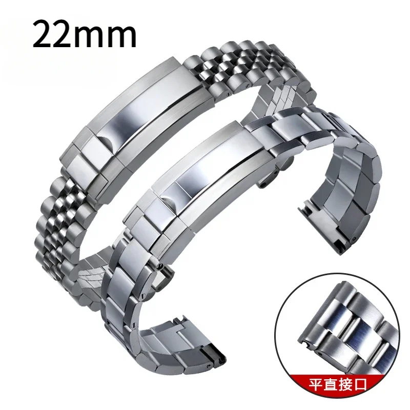 

CASIO seiko Tudor Longines watch band strip Male chain Stainless steel strap man Metal accessories Tissot CITIZEN 22mm