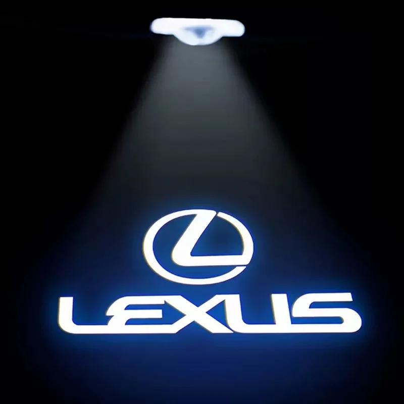 2 قطعة LED سيارة ترحيب أضواء الباب شعار ملحق لكزس F SPORT GX460 Ct200h IS250 ES 220D IS200 Fsport GS GX IS LS LX NX RX #4