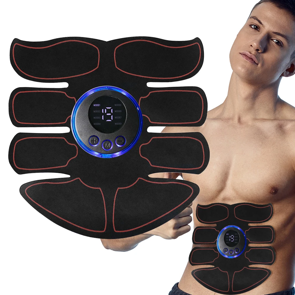 

8 Modes EMS Wireless Muscle Stimulator Fitness Trainer ABS 2026 Electric Weight Loss Body Slimming Massageador USB Charging