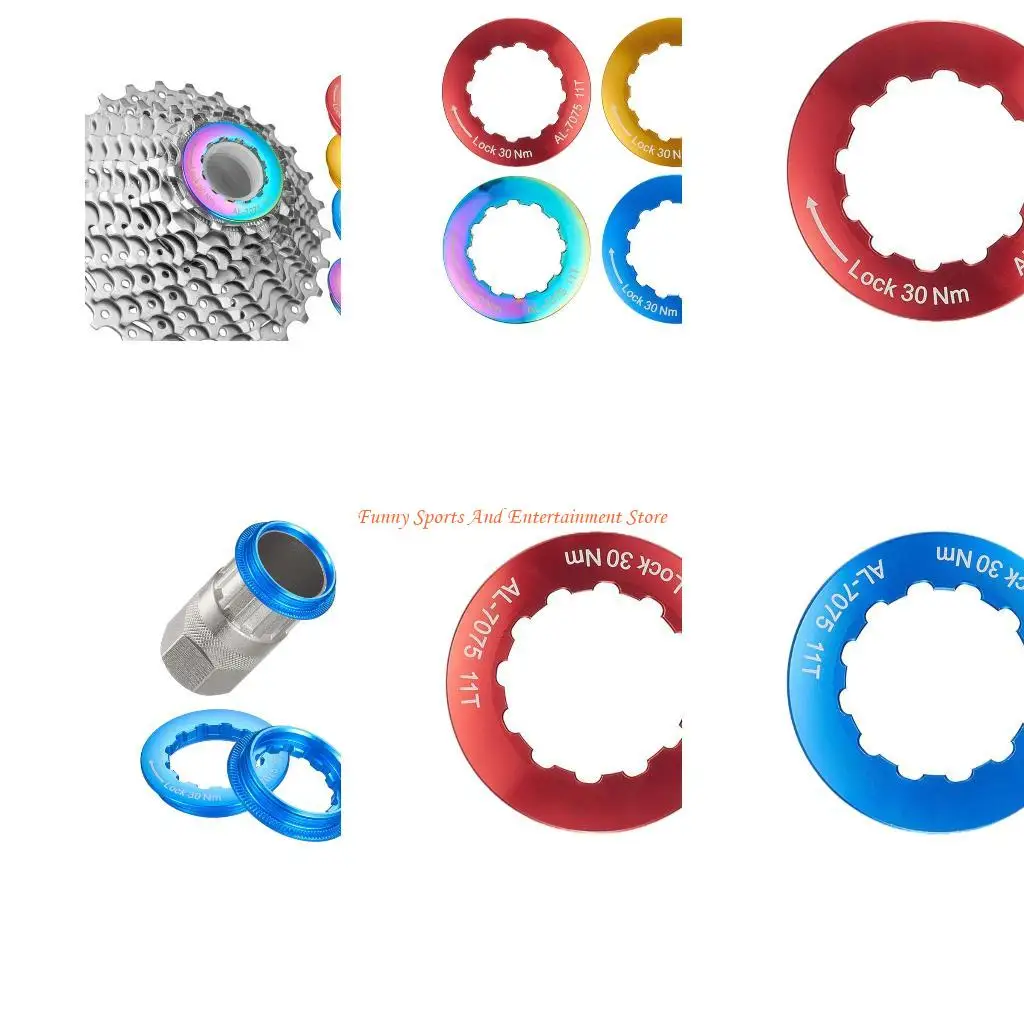 

C4DE 11T Flywheel Lock Caps Replacement Fixing Rings Fastening Caps Easy to Use