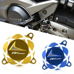 For KYMCO AK550 AK 550 2017-2023 Motorcycle Accessories CNC Aluminum Frame Hole Cover Front Drive Shaft Cover Guard protector