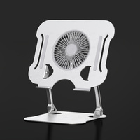 Laptop Stand with Computer Cooling Fan for MacBook Air 13 15 M2 M3 Pro 16 Inch Aluminum alloy bracket for Xiaomi Gaming NoteBook